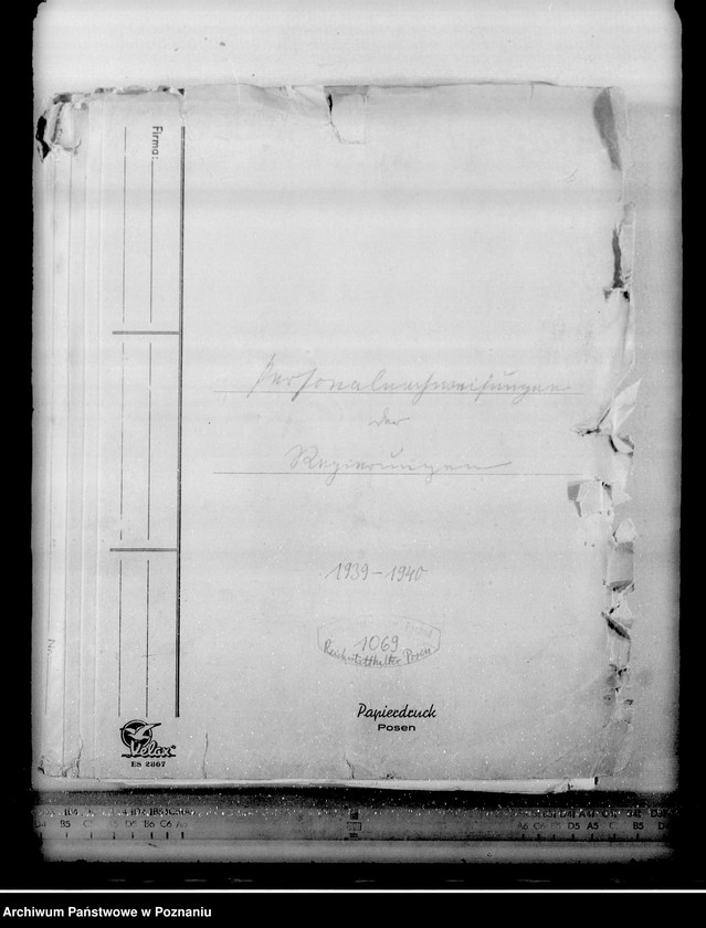 Obraz 4 z jednostki "Personalnachweisungen der Regierungen"