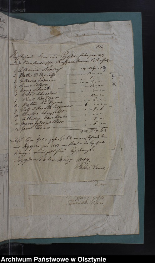 image.from.unit.number "Armen Kassen Rechnung des Kirchspiels Kruklanken"