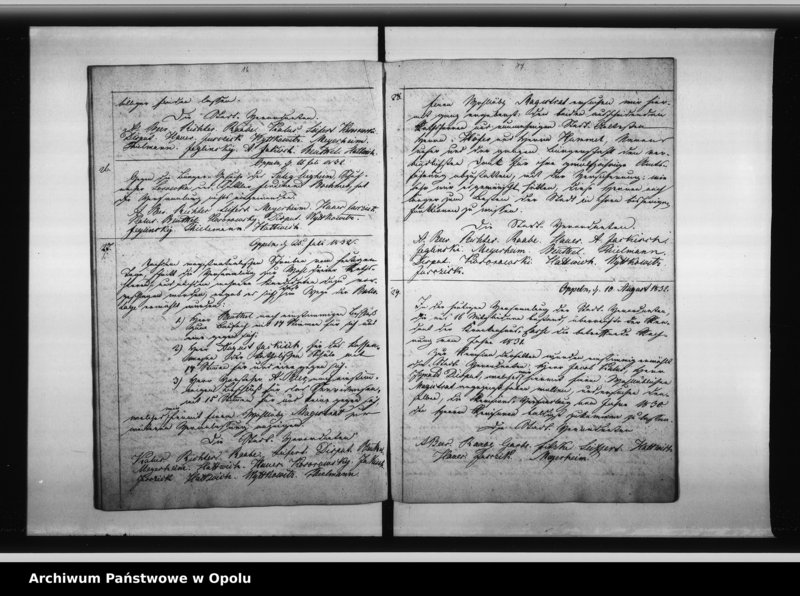 Obraz 13 z jednostki "Beschlussbuch der Stadtverordneten von Oppeln. Lit. D."