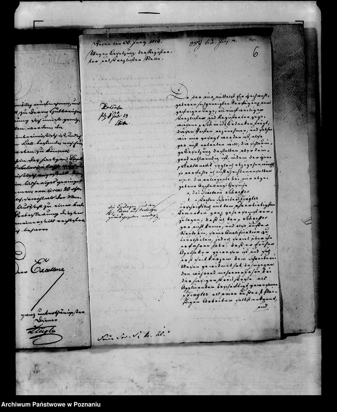 Obraz 10 z jednostki "Personalia des Kanzlisten, jetzigen Feuersozietätssekretärs Herrn Zingler bei der Feuersozietätsdirektion."