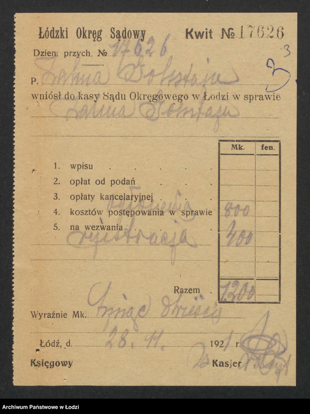 image.from.unit.number "Zalma Goldstein- handel nabiałem"