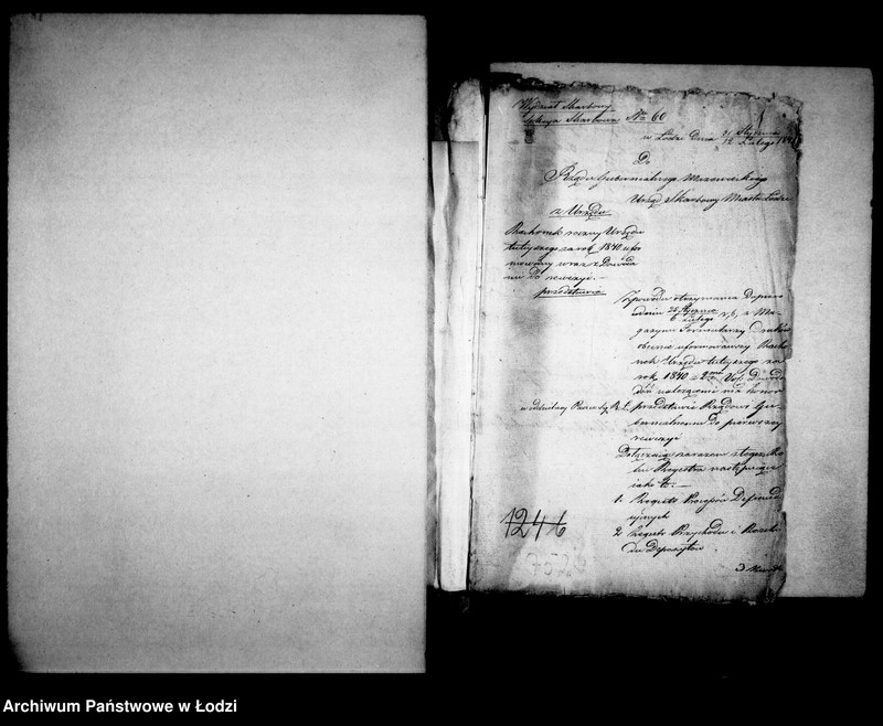 Obraz 6 z jednostki "[Korespondencja z Wydziałem Sarbowym Rządu Gubernialnego Mazowieckiego]"