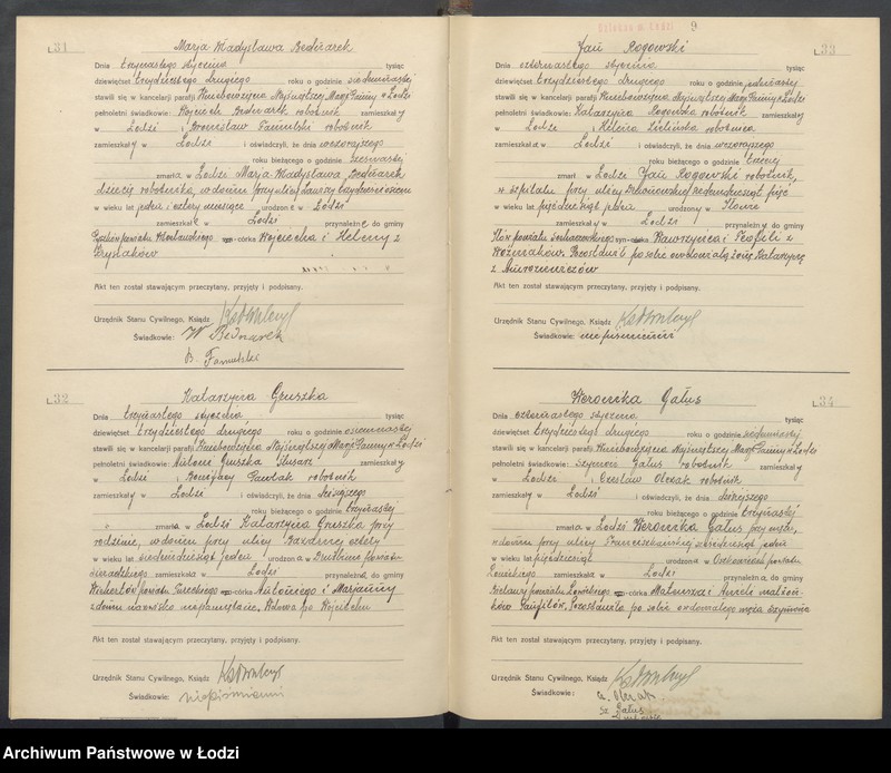 Obraz 11 z jednostki "Akta zgonów"