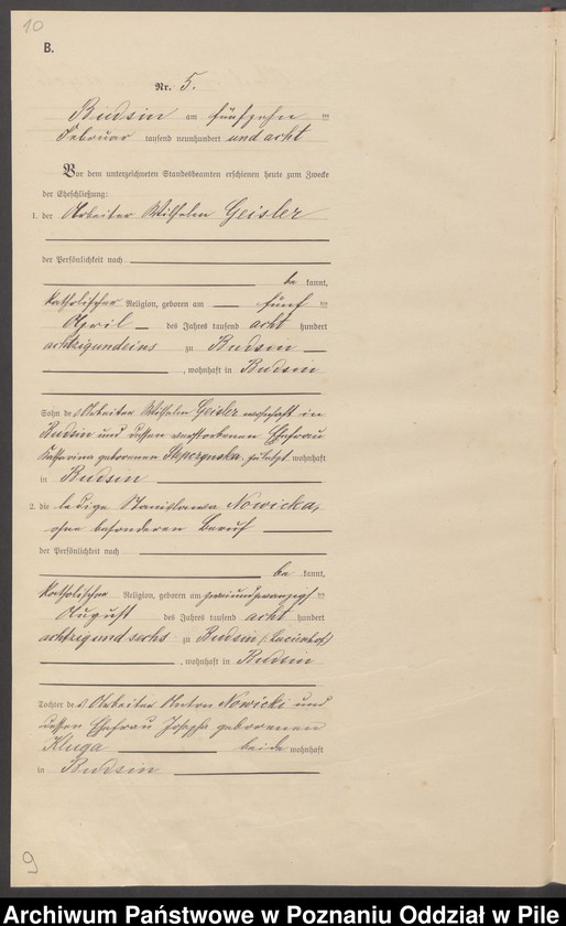 image.from.unit.number "Księga małżeństw"