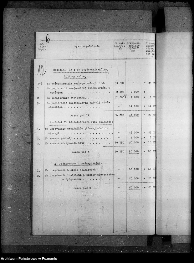 Obraz 16 z jednostki "Budżet Wielkopolskiej Izby Rolniczej na rok 1921"