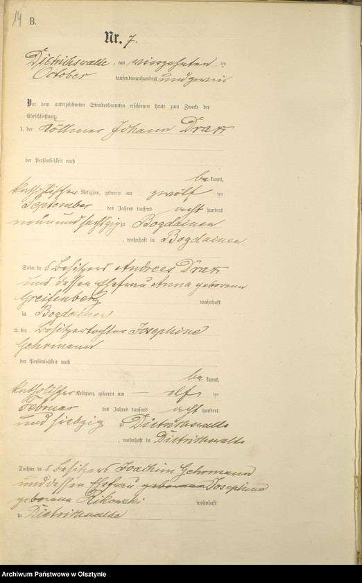 image.from.unit.number "Heiraths-Haupt-Register Nr 1 - 8"