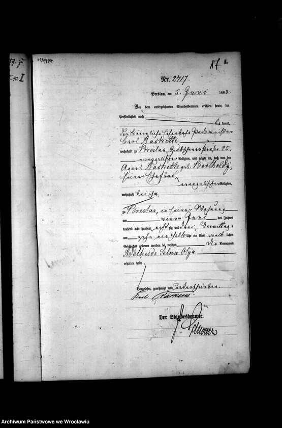 image.from.unit.number "Geburts-Haupt-Register Breslau II 1883 Band 7"