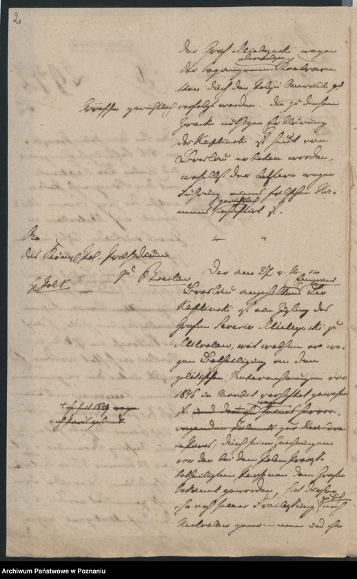 Obraz 6 z jednostki "A. betr. Leo Kaplinski, Maler, Gatte der Pflegetochter des Grafen Sewerin Mielżyński"