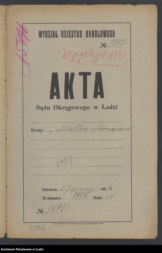 Obraz 2 z jednostki "Małka Abramowicz- drobna sprzedaż artykułów żelaznych w Tuszynie"