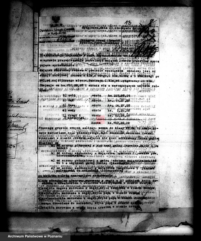 Obraz 17 z jednostki "Majątek Jeżewo powiatu szubińskiego /sprawy administracyjne/"