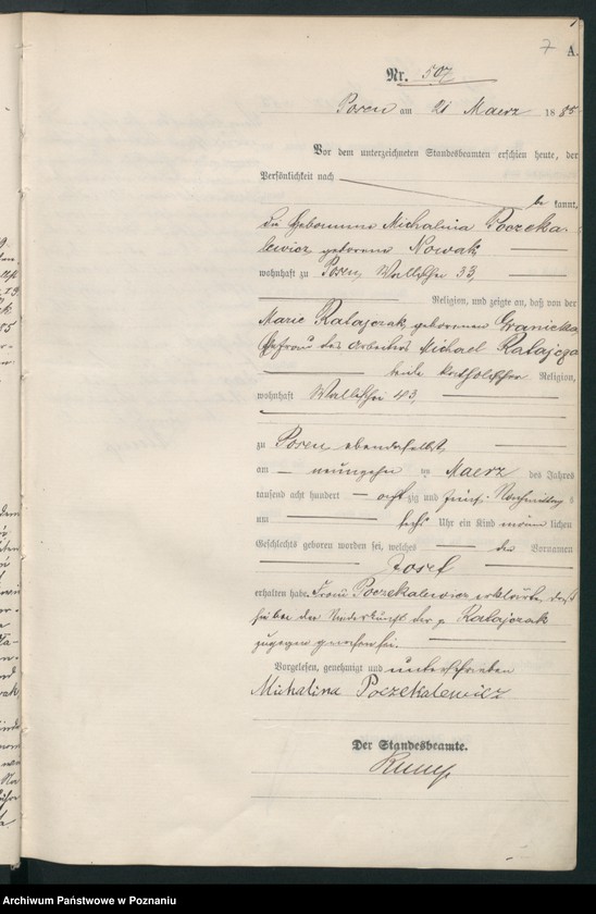 Obraz 10 z jednostki "Księga urodzeń t. II"