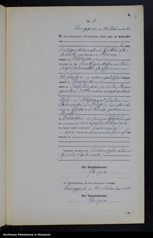 image.from.unit.number "Sterbe-Neben-Register Nr 1 - 23"