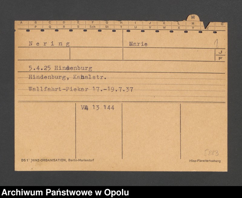 Obraz 3 z jednostki "[Nering Marie, ur. 5.4.1925 Hindenburg]"
