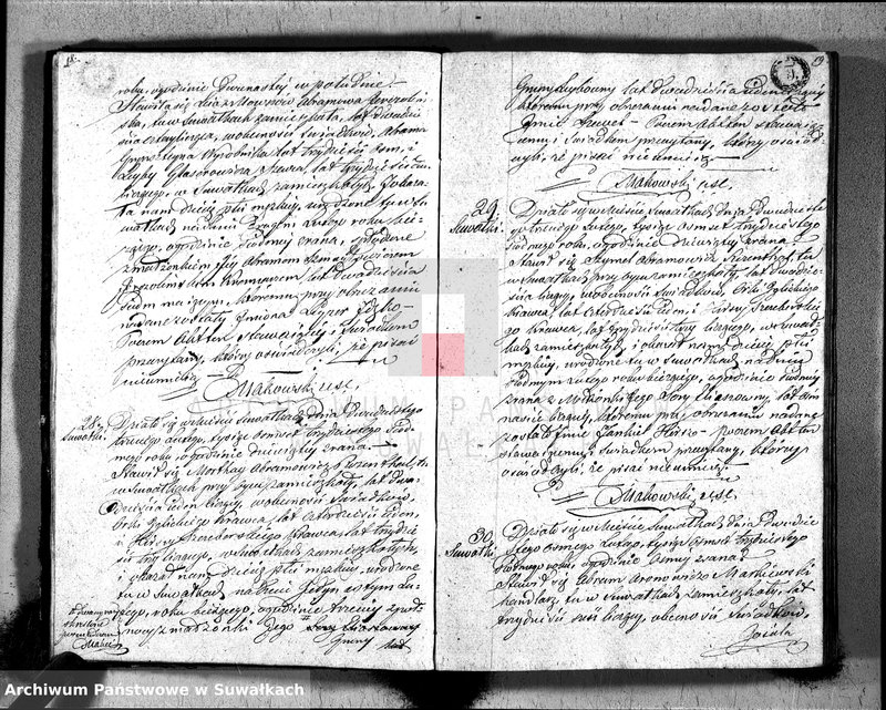 image.from.unit.number "Duplikat Akta Urzędnika Stanu Cwilnego Wyznania Moyżeszowego Okręgu Suwalskiego i Jeleniewskiego do zapisywania Urodzonych, Zaślubionych i Zmarłych z roku 1837"