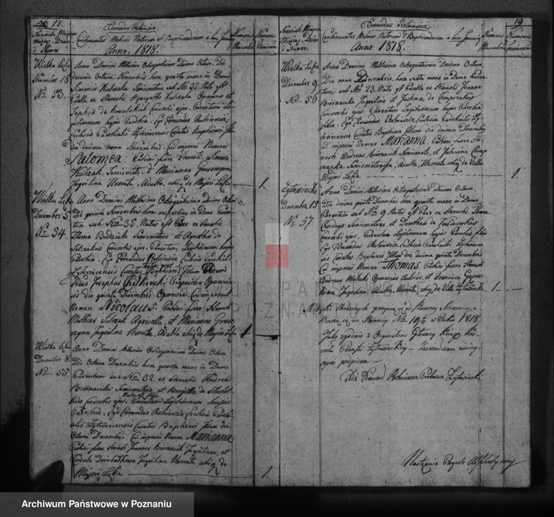 Obraz 12 z jednostki "Liber baptisatorum, copulatorum, mortuorum"