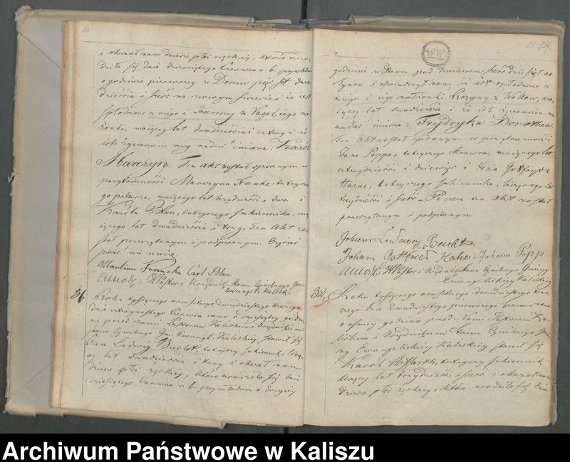 image.from.unit.number "Książka akt urodzenia, małżeństw i zejścia"