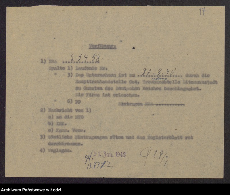 Obraz 19 z jednostki "Mendel Szperling- sprzedaż surowców włókienniczych i wyrób przędzy"