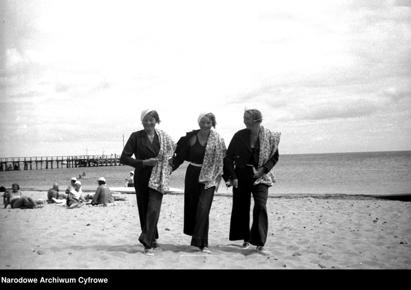 Kobiety na plaży.