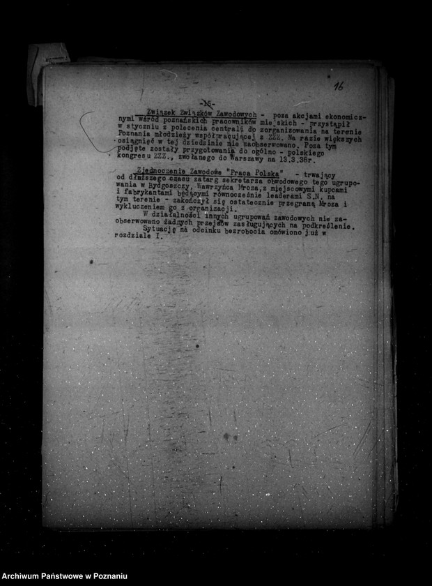 Obraz 20 z jednostki "Sprawozdania ze stanu bezpieczeństwa za miesiąc styczeń-luty-marzec 1938 r."