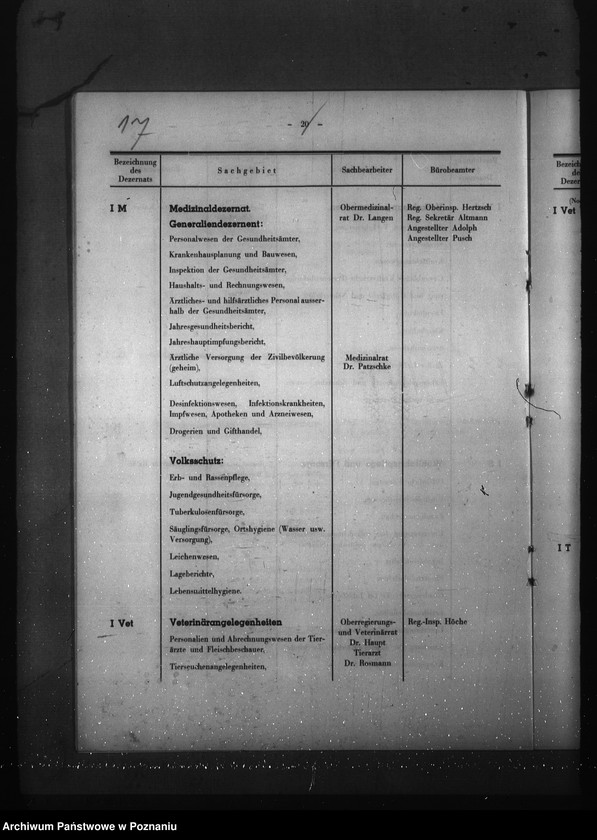 Obraz 20 z jednostki "Geschäftsverteilungsplander Regierung Litzmannstadt (Łódź)"