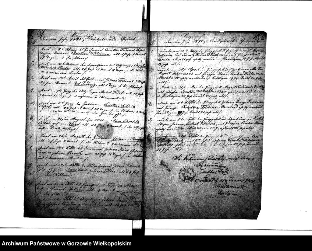 image.from.unit.number "Duplikate der Kirchenbücher von der Parochie Christophswalde"