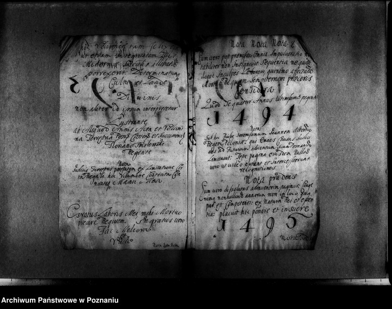 Obraz 7 z jednostki "Resignationes ,inscriptiones, relationes, decreta [protocollon]"