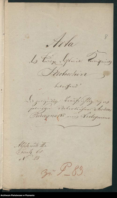 Obraz 14 z jednostki "A. betr. Andreas Pierczyński in Lutogniewo"