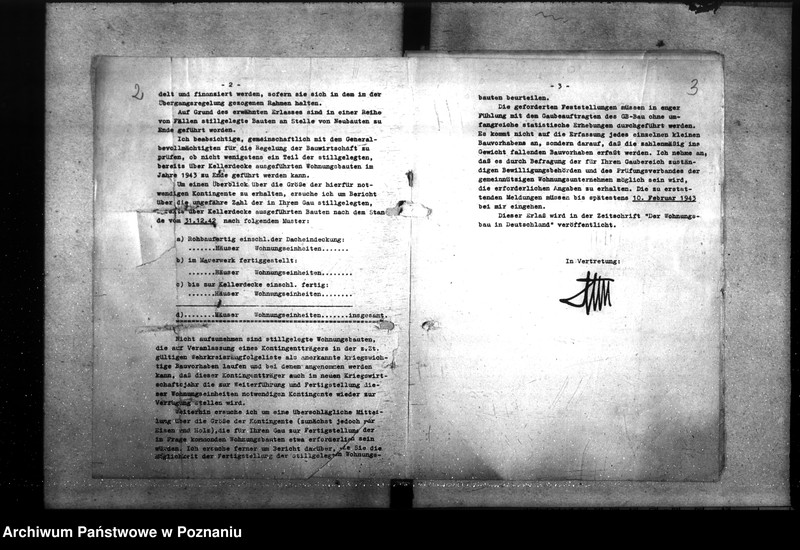 Obraz 6 z jednostki "Zarządzenia - Wohnungsnot. Neubauverbot. Landarbeiterwohnungsbau. Gemeinnützigeswesen"