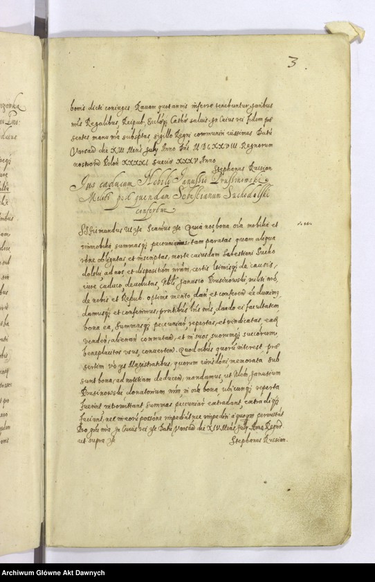 Obraz 14 z jednostki ""Regestrum privilegiorum - - ad relationem - - Jacobi Zadzik - - R.P. supremi cancellarii - -"."