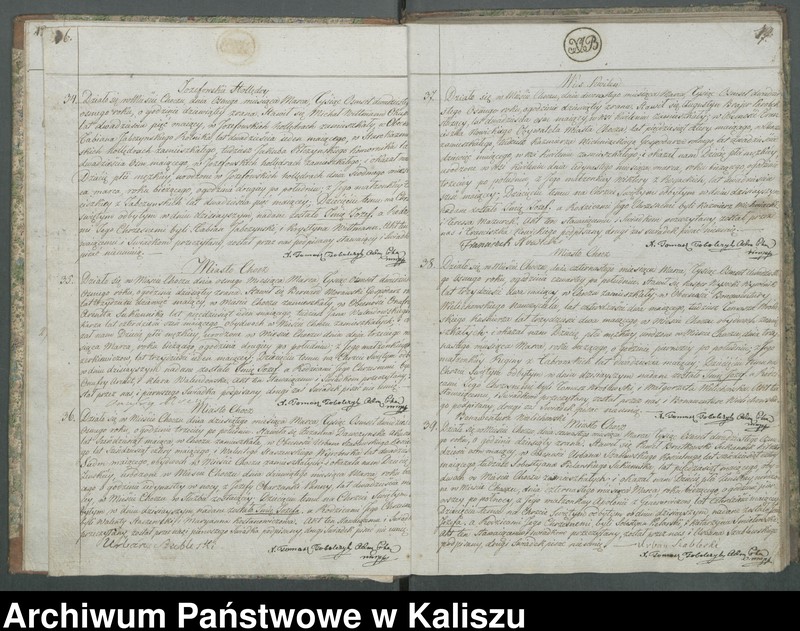 Obraz 13 z jednostki "Duplikat aktów urodzenia, zejścia oraz zaślubienia"