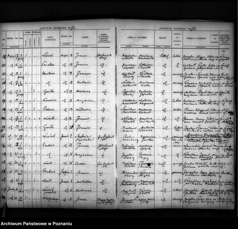 image.from.unit.number "Liber baptisatorum, copulatorum, mortuorum"