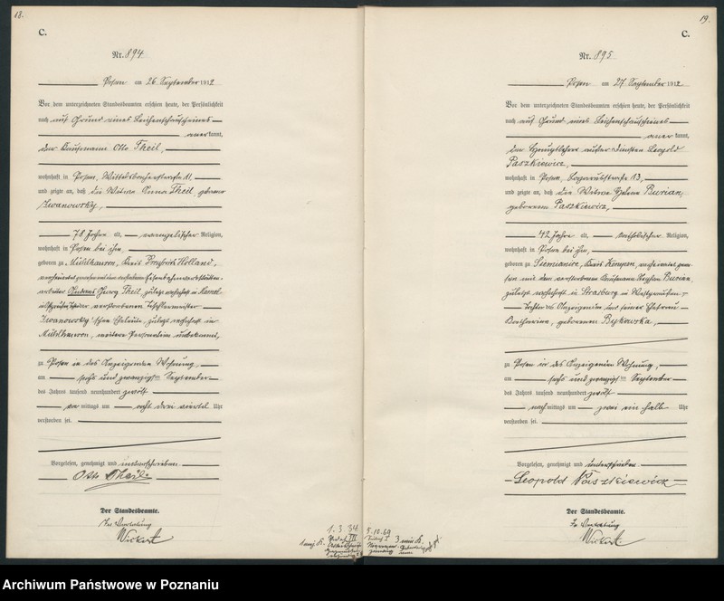 Obraz 12 z jednostki "Księga miejscowa zgonów tom III [Rejestr główny zgonów]"