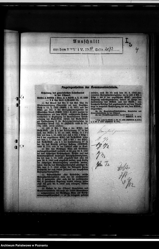 Obraz 8 z jednostki "Runderlasse des Reichsministeriums des Innern"