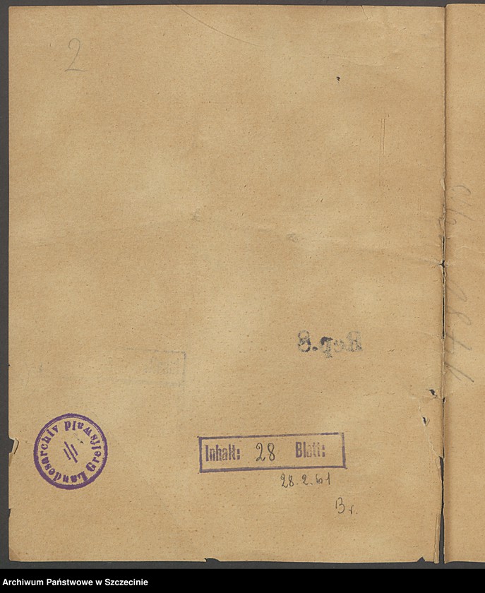 Obraz 4 z jednostki "Dr. Christian Schwartz contra Stiftsvogt Martin v[on] Kleist und den Kammerrat Reimer v[on] Wolde zu Dargen [Dargiń] und Wusterbarth [Ostre Bardo]."