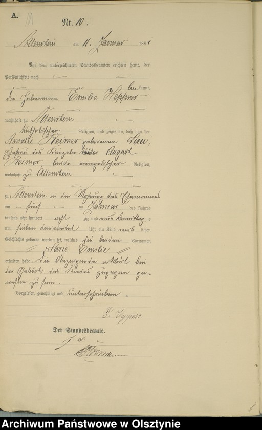 image.from.unit.number "Geburts-Haupt-Register Nr 1 - 316"