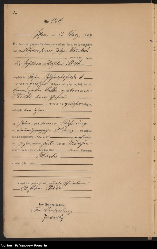 Obraz 9 z jednostki "Księga miejscowa urodzeń tom III"