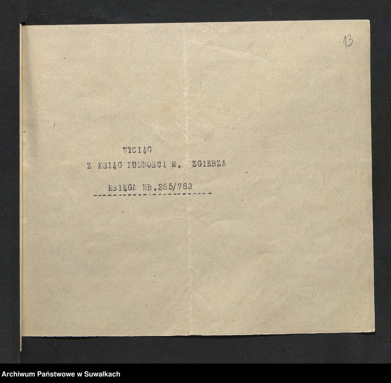 image.from.unit.number "Dowody do aktów ślubu 1926 r."