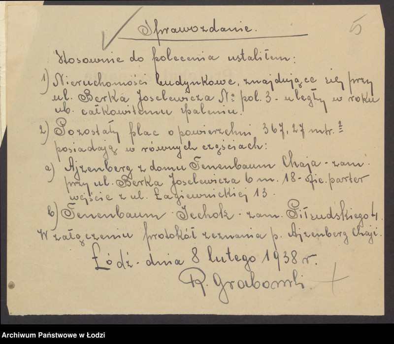 image.from.unit.number "Księga inwentarzowa nieruchomości m. Łodzi ul. Joselewicza"