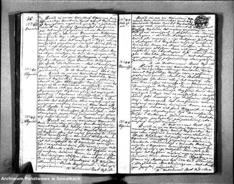 image.from.unit.number "Duplikat Aktów Urodzonych, Zaślubionych i Zeszłych Kościoła Kopciowskiego Parafialnego 1833 Roku"