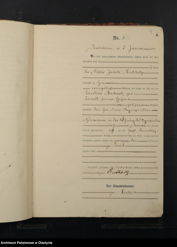 image.from.unit.number "Geburts-Haupt-Register Nr 1 - 257"