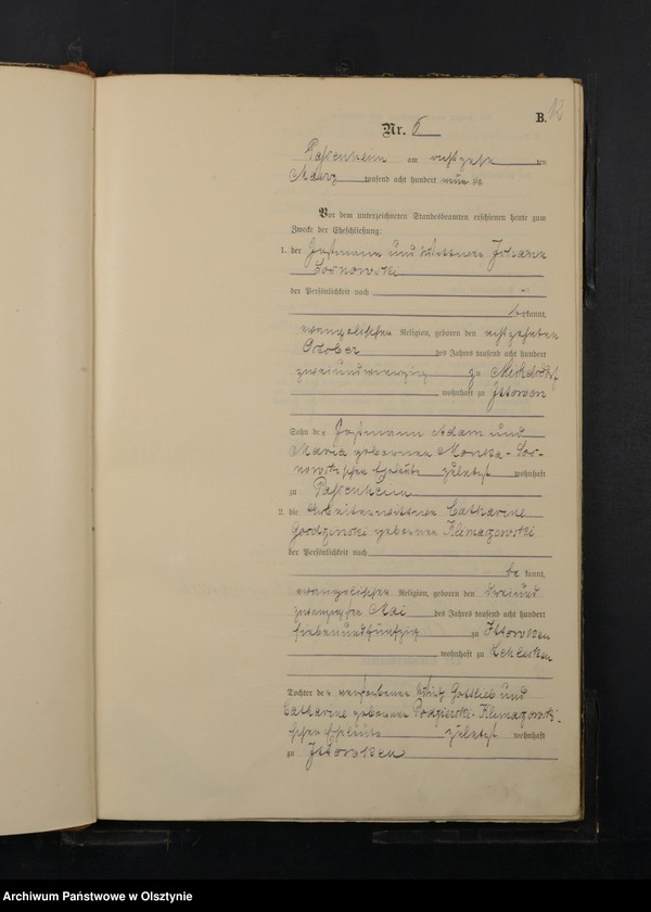 image.from.unit.number "Heiraths-Haupt-Register Nr 1 - 40"