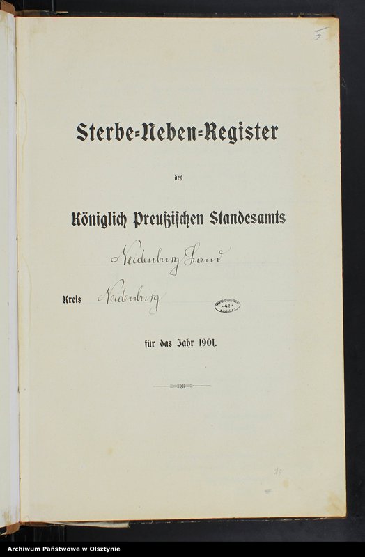 image.from.unit.number "Sterbe-Neben-Register Nr 1 - 83"