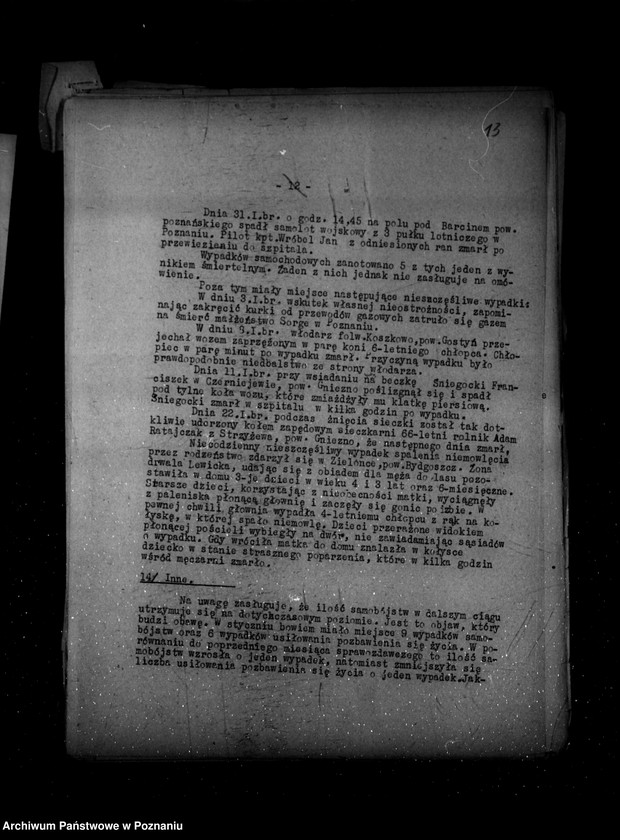 Obraz 17 z jednostki "Sprawozdania ze stanu bezpieczeństwa za miesiąc styczeń-luty-marzec 1938 r."