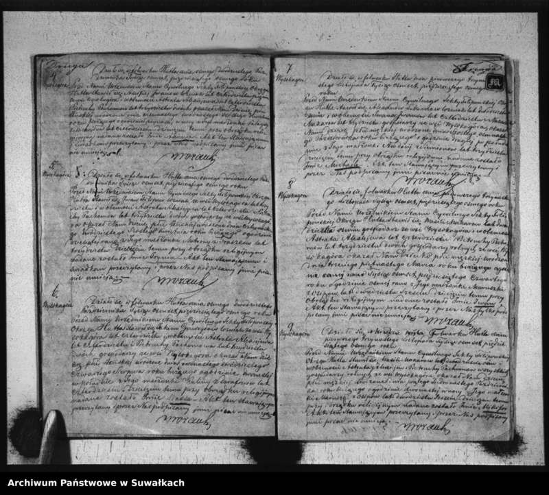 image.from.unit.number "Duplikat Aktów Urzędnika Stanu Cywilnego Sekty Filipońskiej Okręgu Huta Urodzonych, Zaślubionych i Zmarłych z roku 1858"