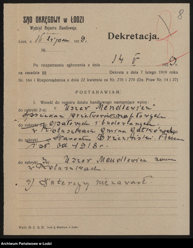 Obraz 10 z jednostki "Uszer Mendlewicz – sprzedaż przetworów naftowych, opałowych i budowlanych w Koluszkach"