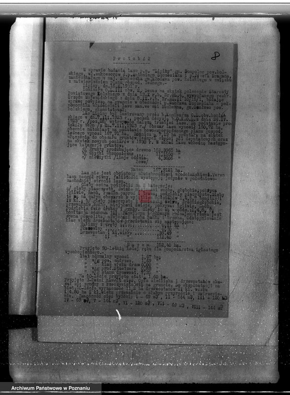 Obraz 13 z jednostki "Zatwierdzenie projektu planu gospodarstwa leśnego dla lasów majątku Lipiny powiatu kolskiego"