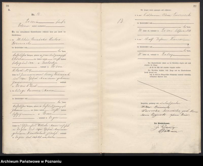 Obraz 15 z jednostki "Księga miejscowa małżeństw"