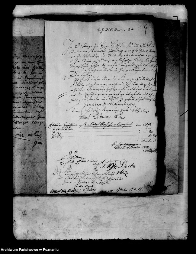 Obraz 14 z jednostki "Die Ausschreibung einer allgemeinen Kirchenkollekte zur Vollendung des Baues der abgebrannten evangelischen Kirche zu Brätz /Brójce/."