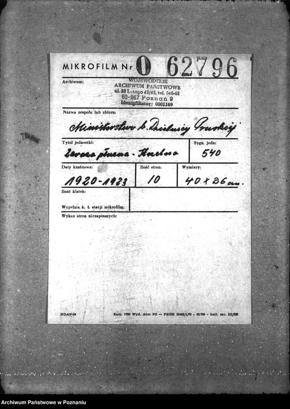 Obraz 2 z jednostki "Zaraza płucna - Strzelno"