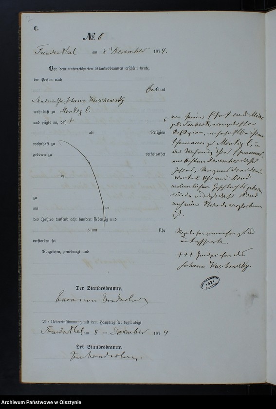 image.from.unit.number "Sterbe-Neben-Register Nr 1 - 6"